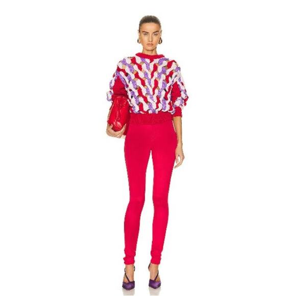 NEW Aknvas Hayley Open Work Braided Weave Woven Chunky Sweater Sz S - Picture 3 of 10